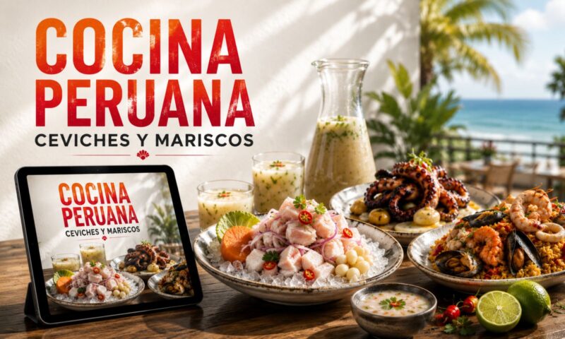cocina peruana, ceviches y mariscos